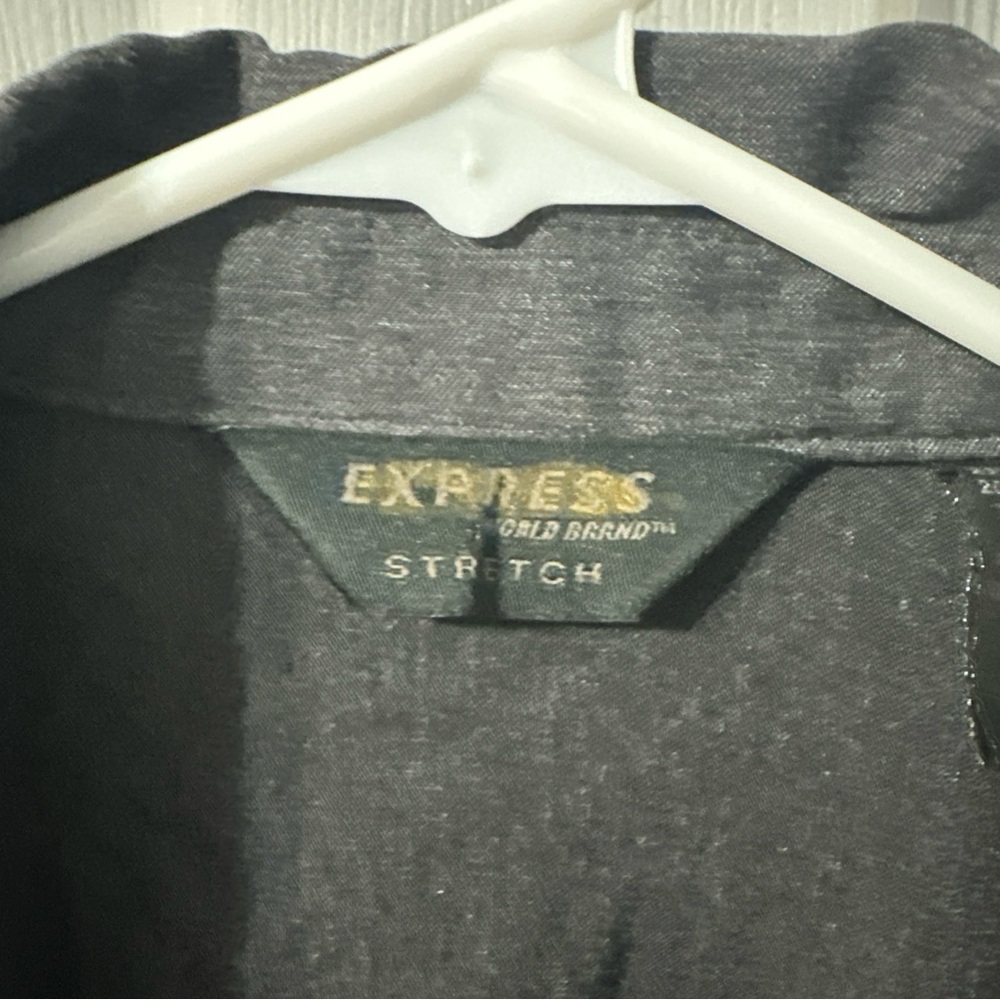 Express Charcoal Utility Jacket - image 4